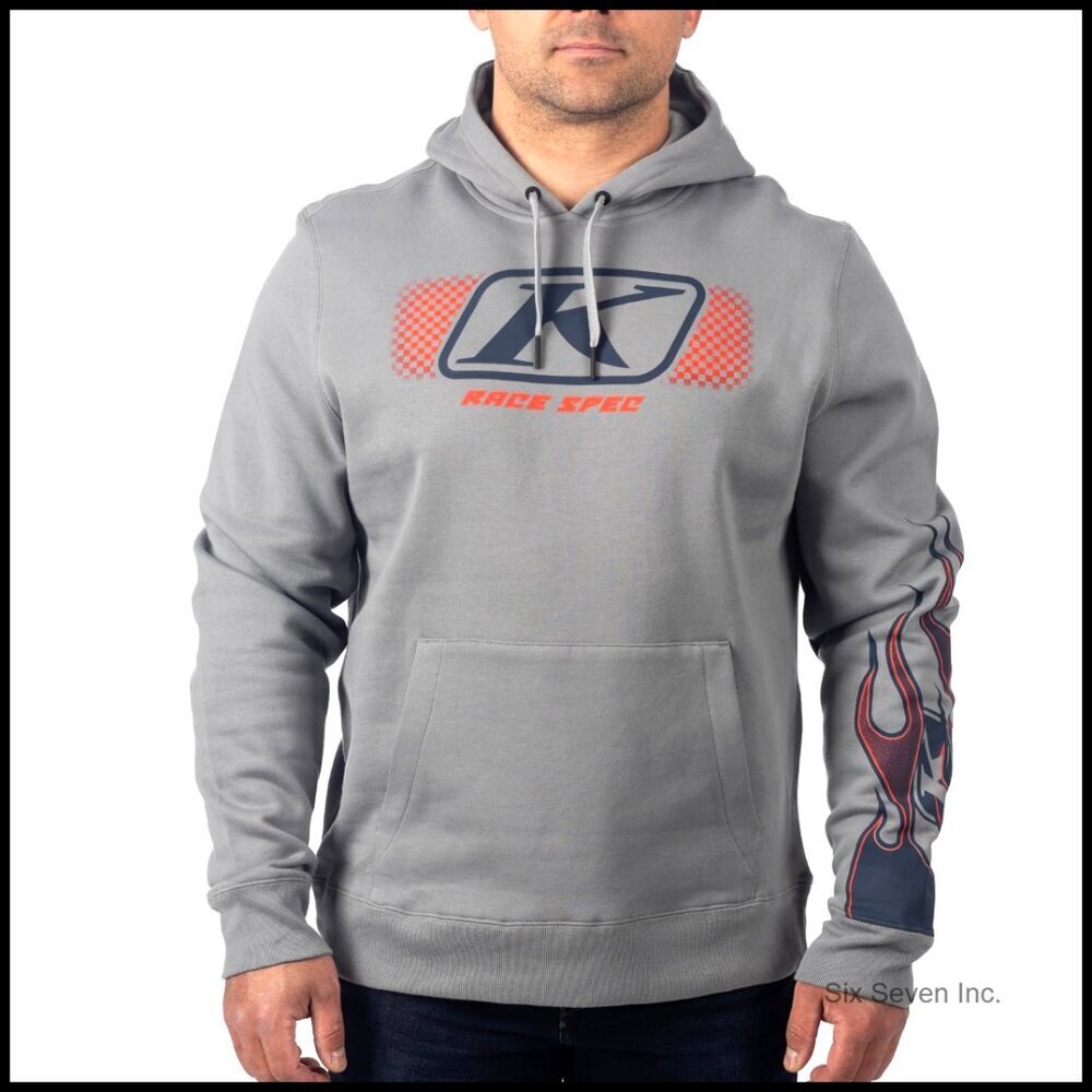 Race Spec Hoodie Active Performance Pullover Cotton Polyester Fleece Adjustable